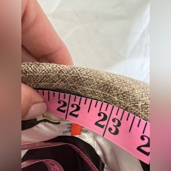 STETSON | Traveler Beige Fedora Hat Size Band Measurement Approximate 22” - Picture 8 of 9